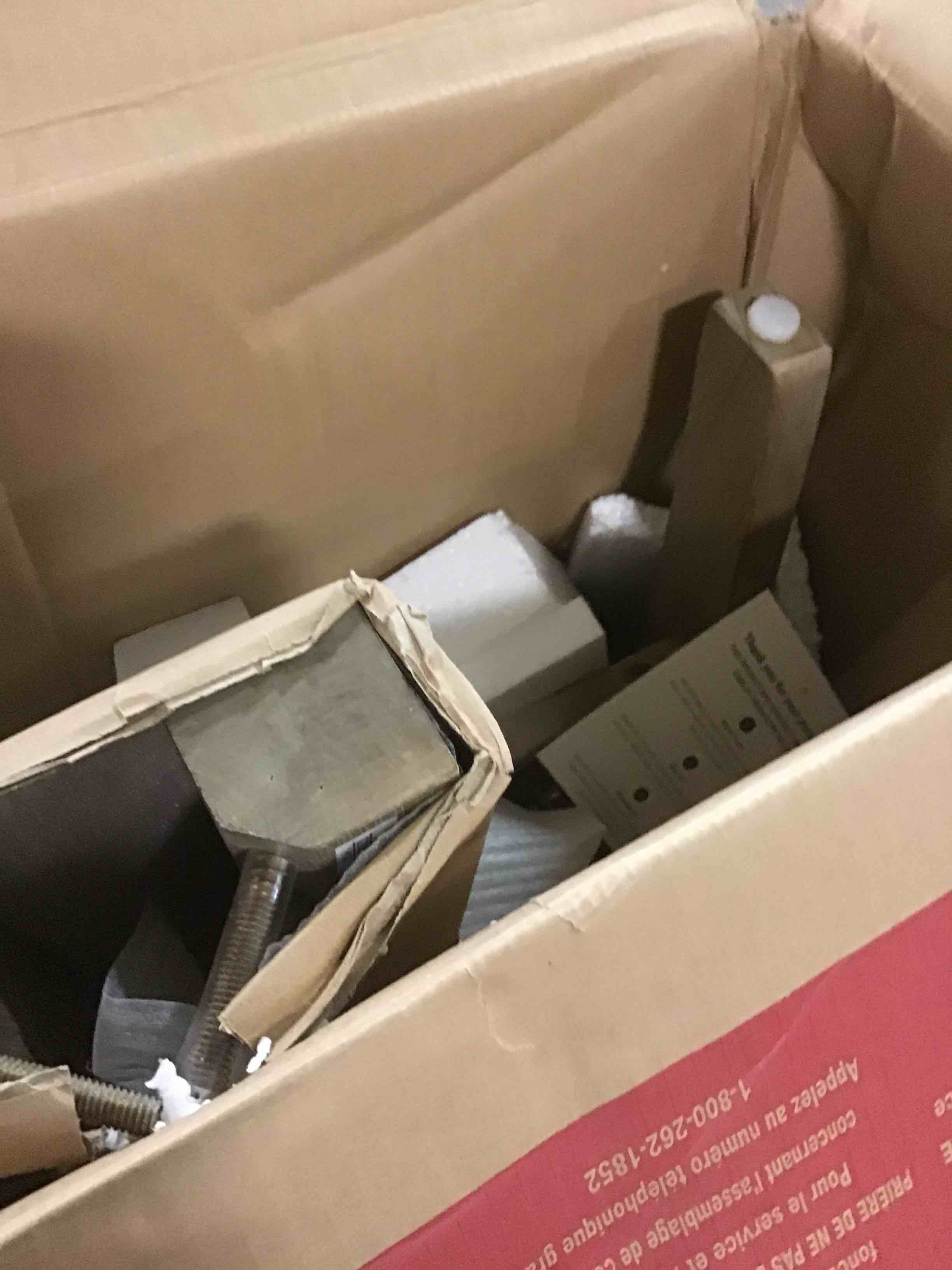 Condition photo showing As Is for Emerson Counter Stool