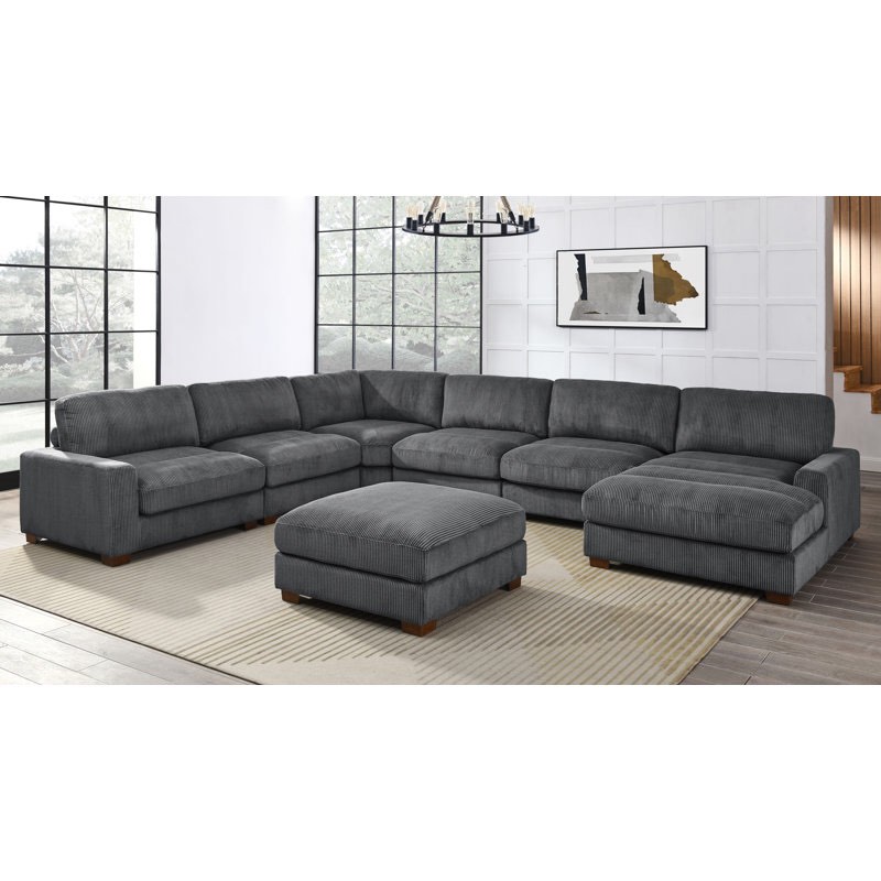 Azuri 7 - Piece Upholstered Sectional