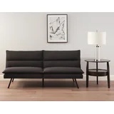 Mainstays Pillow Top 71.25" Futon, Charcoal