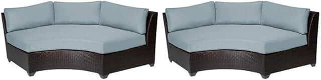 TK Classics Barbados Curved Armless Sofa 2 Per Box