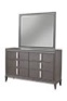 MODERN SIX DRAWER DRESSER GREY