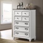 Roundhill Furniture Clelane Wood 5-Drawer Chest