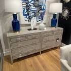 8 drawer dresser grey wash wood