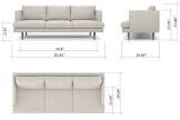 MILLER 84” UPHOLSTERED SOFA