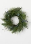 15" Faux Juniper Wreath