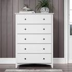 Arriya Shaker Style 5 Drawer Chest - Box 1 Of 2