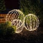 Fold-Flat LED Metal Lighted Window Decoration
