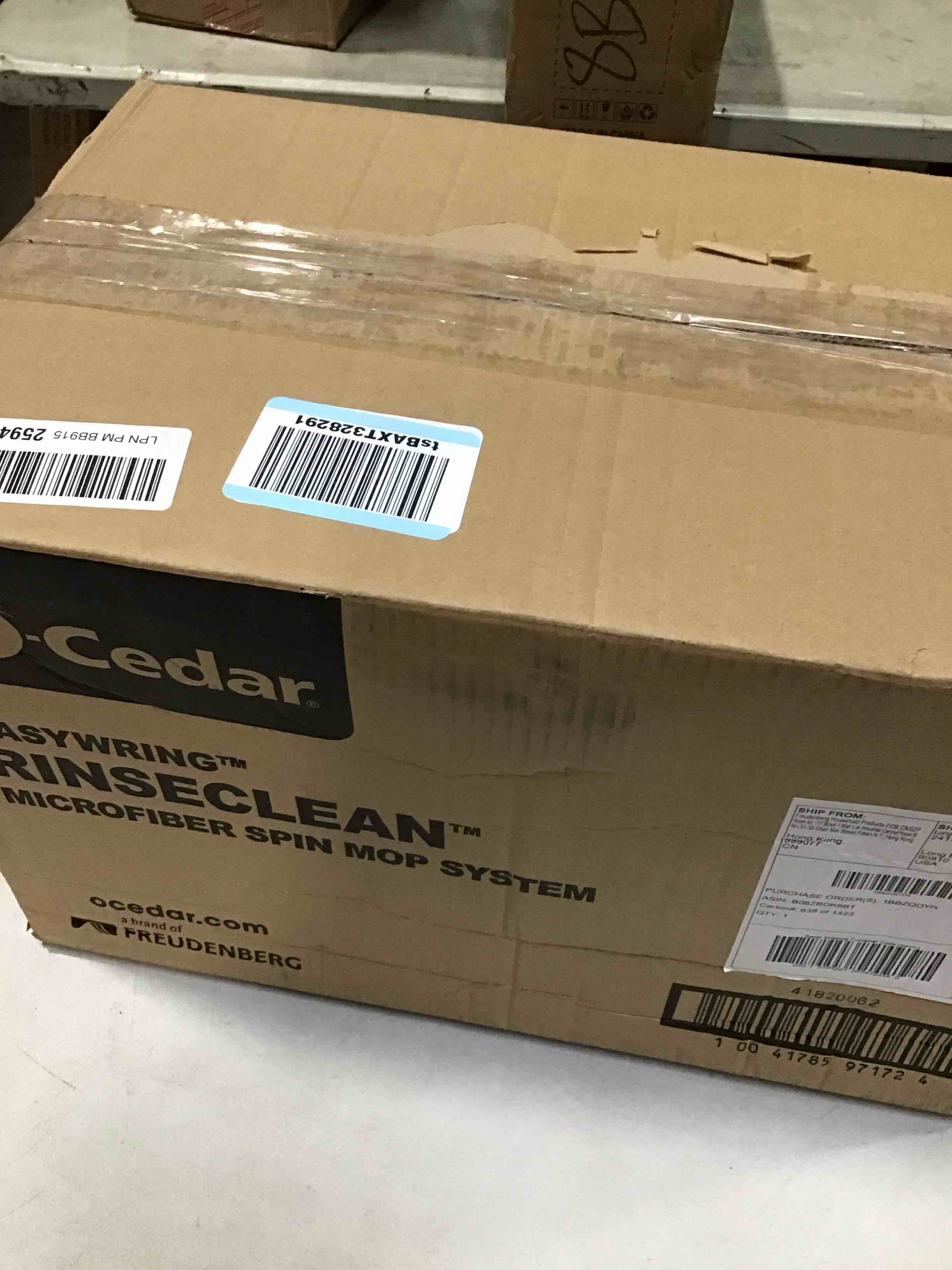 O-Cedar easyring rinseclean spin mop system