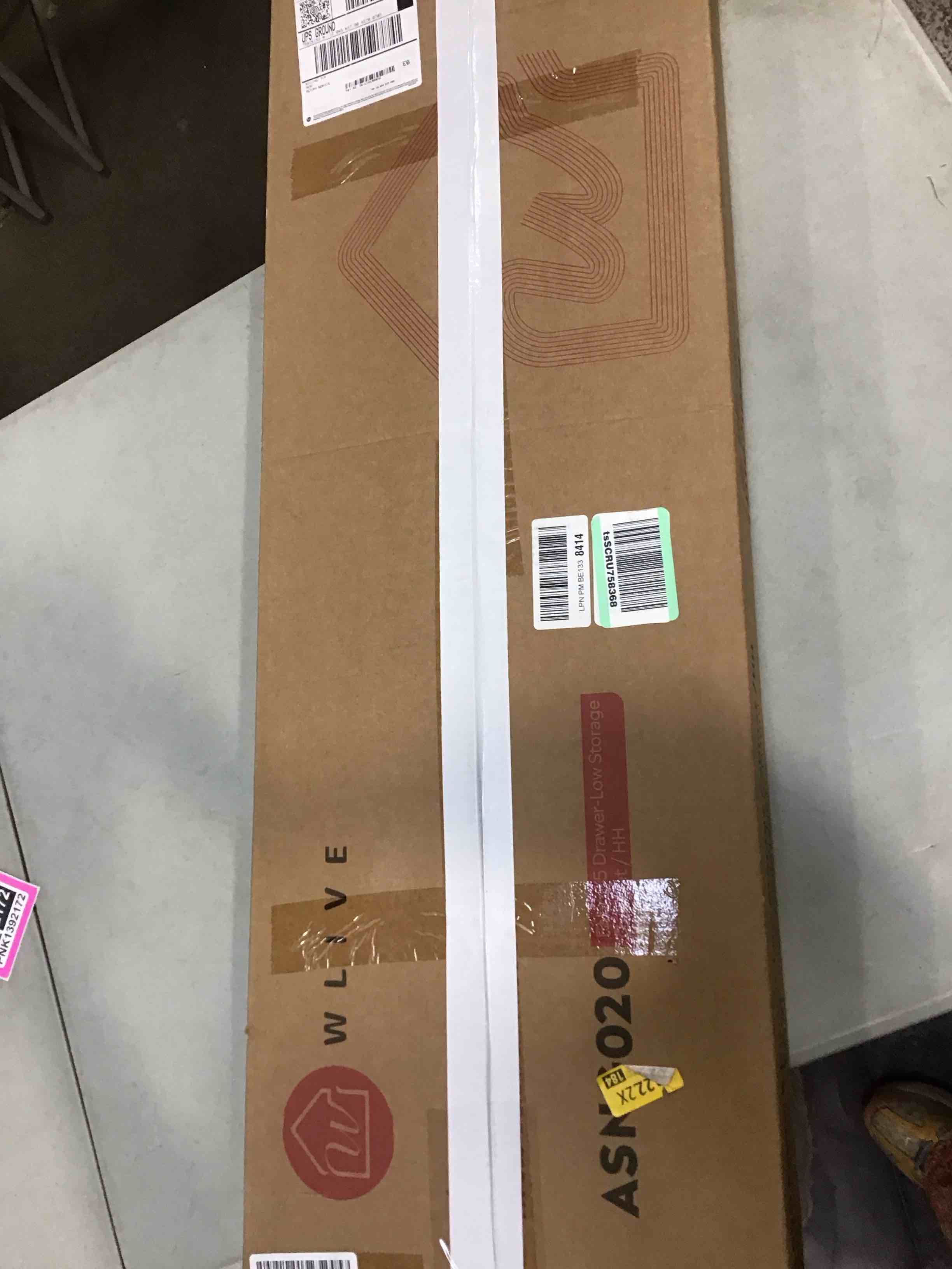 WLIVE fabric 5-drawer-low storage cabinet***SIMILAR*** UNKNOWN COLOR