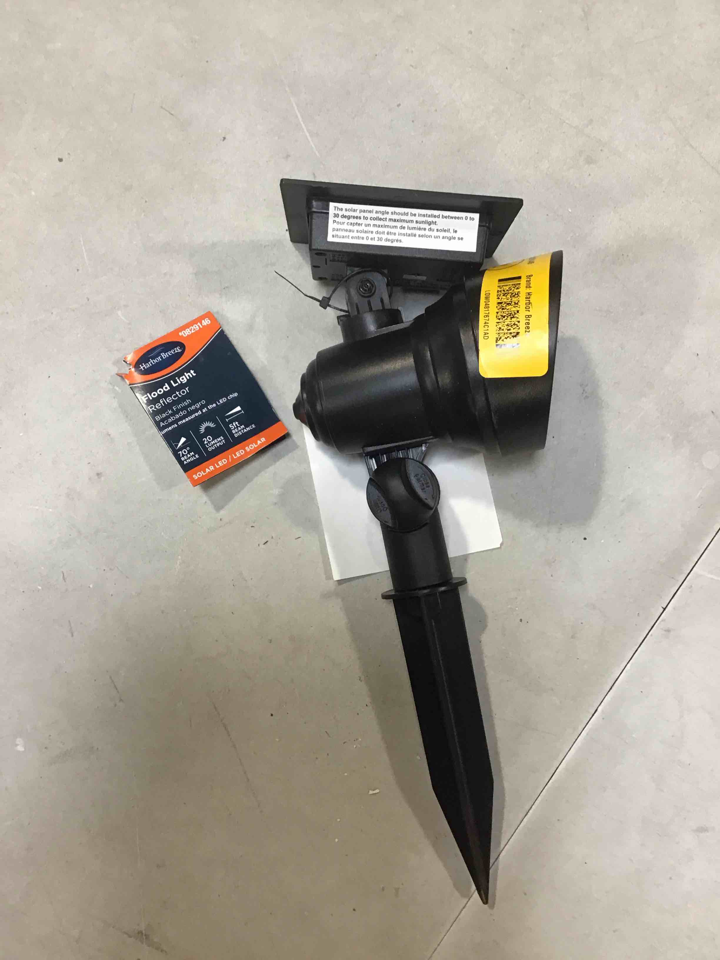 harbor breeze flood reflector Solar LED