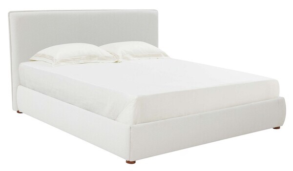 SFV4801A-K-1-2 Callahan Boucle Bed, Ivory - King Size - 1 Box of 2