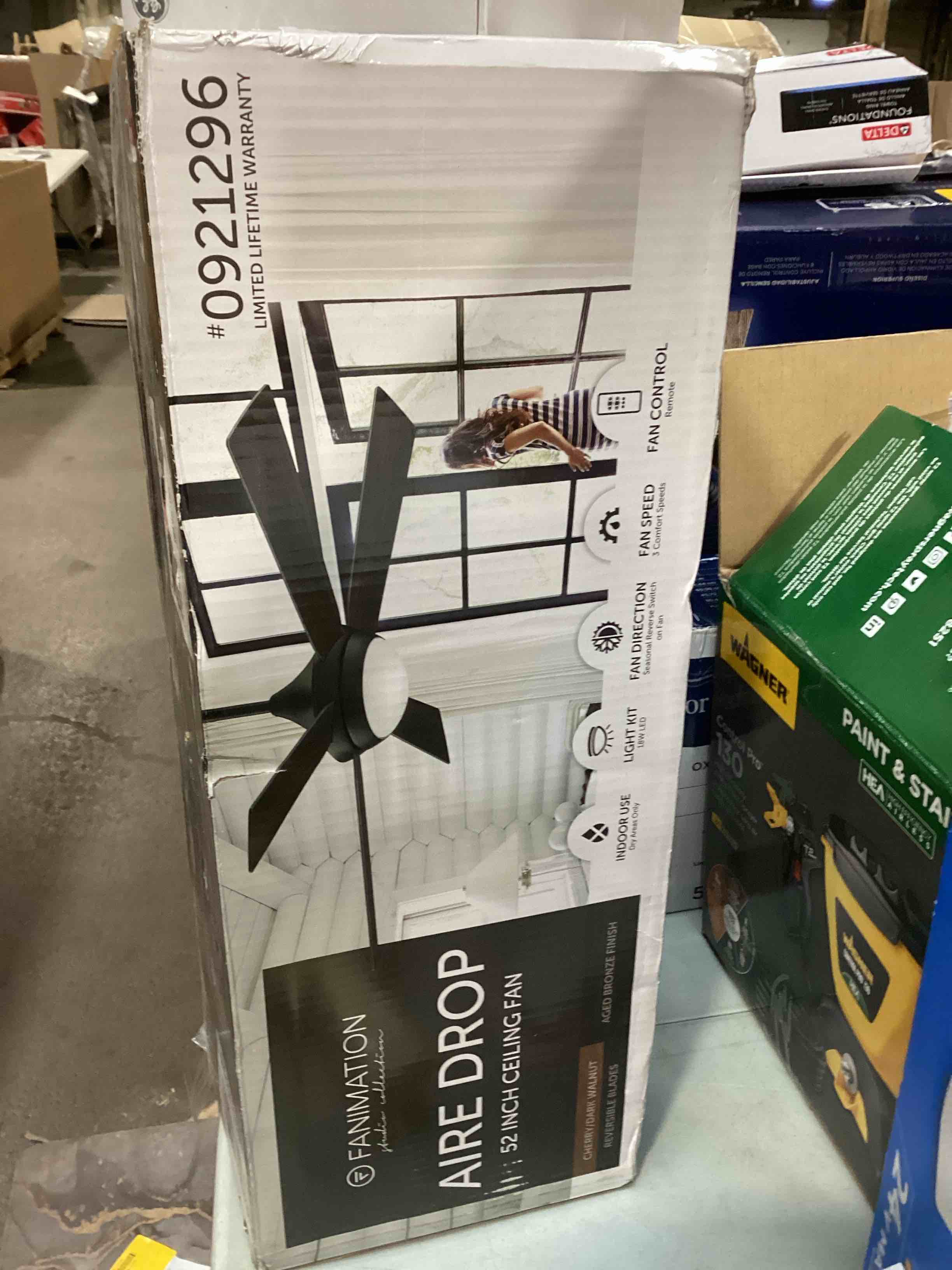 Fanimation Aire Drop 52in Ceiling Fan #0921296