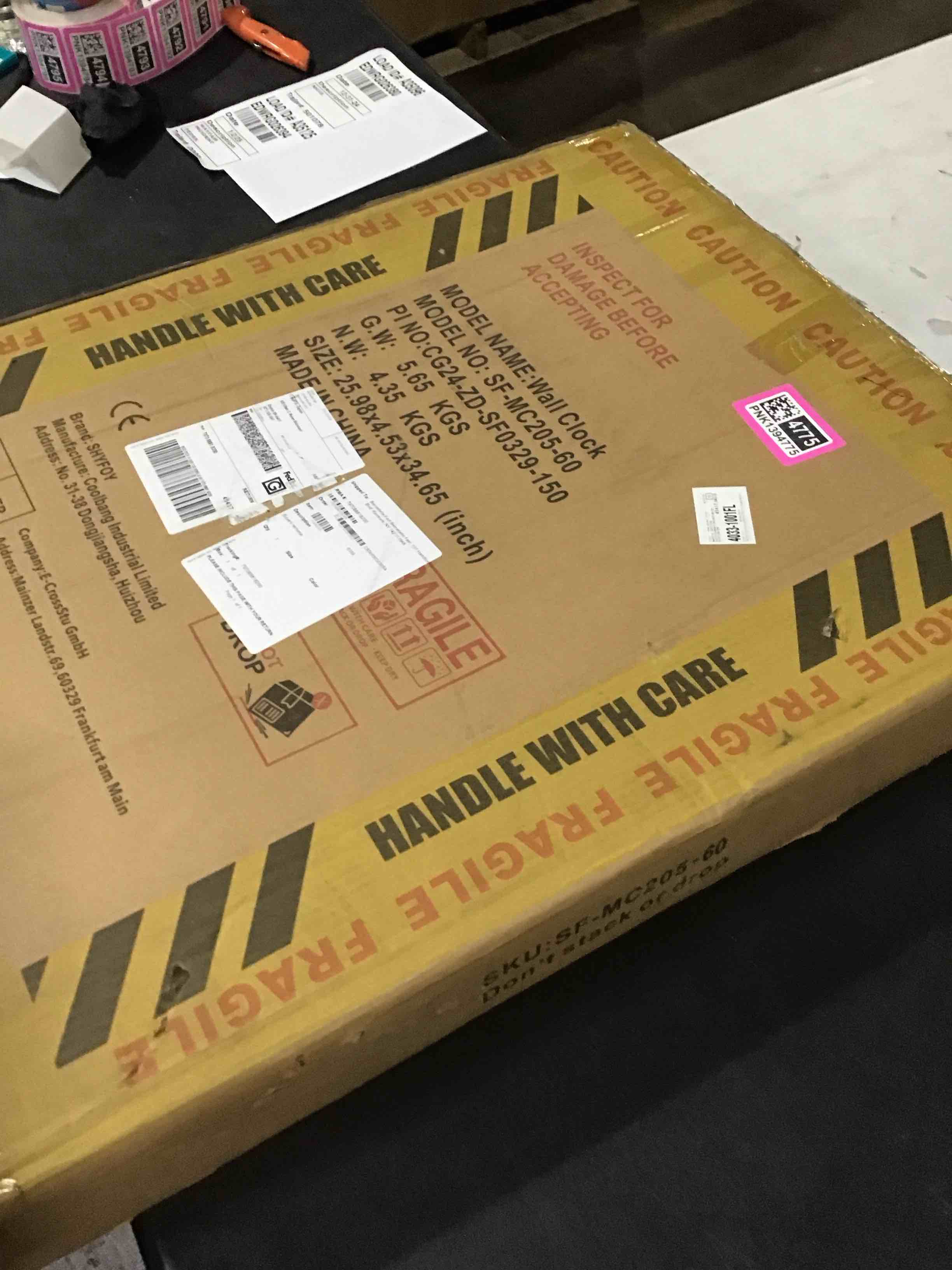 Beshore Decorative Metal Wall Clock