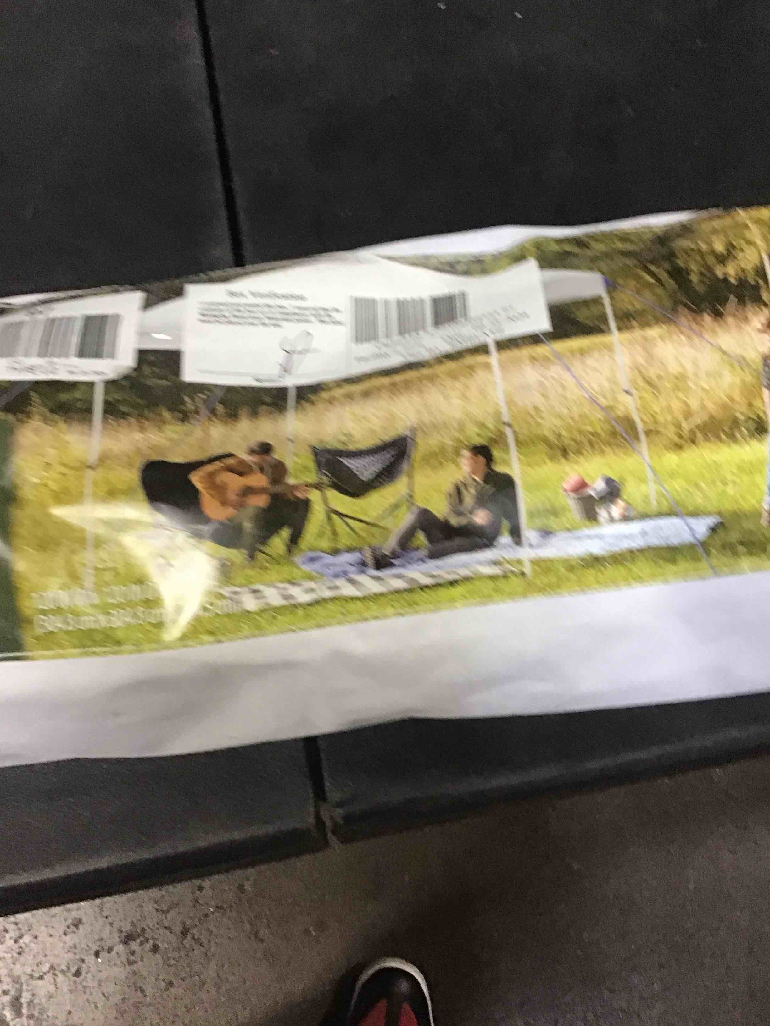 ozark trail straight leg simple push canopy 