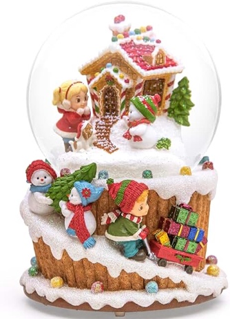 Gingerbread Christmas Snow Globe