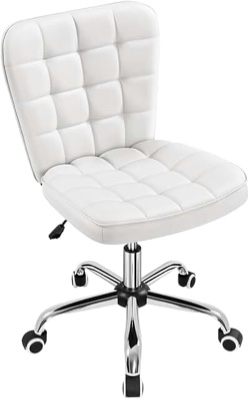 Okawville White Armless Chair