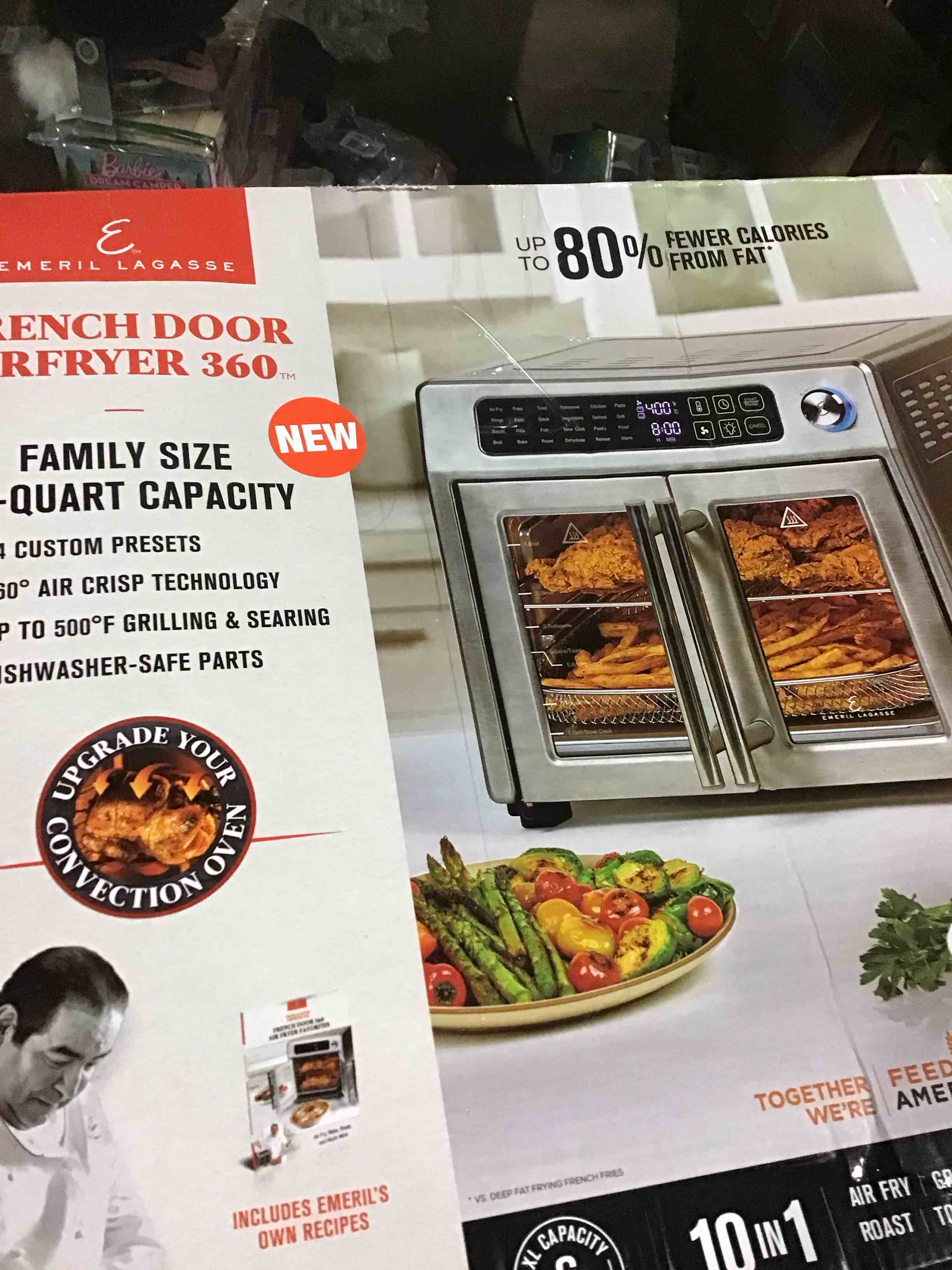 French door airfryer 360