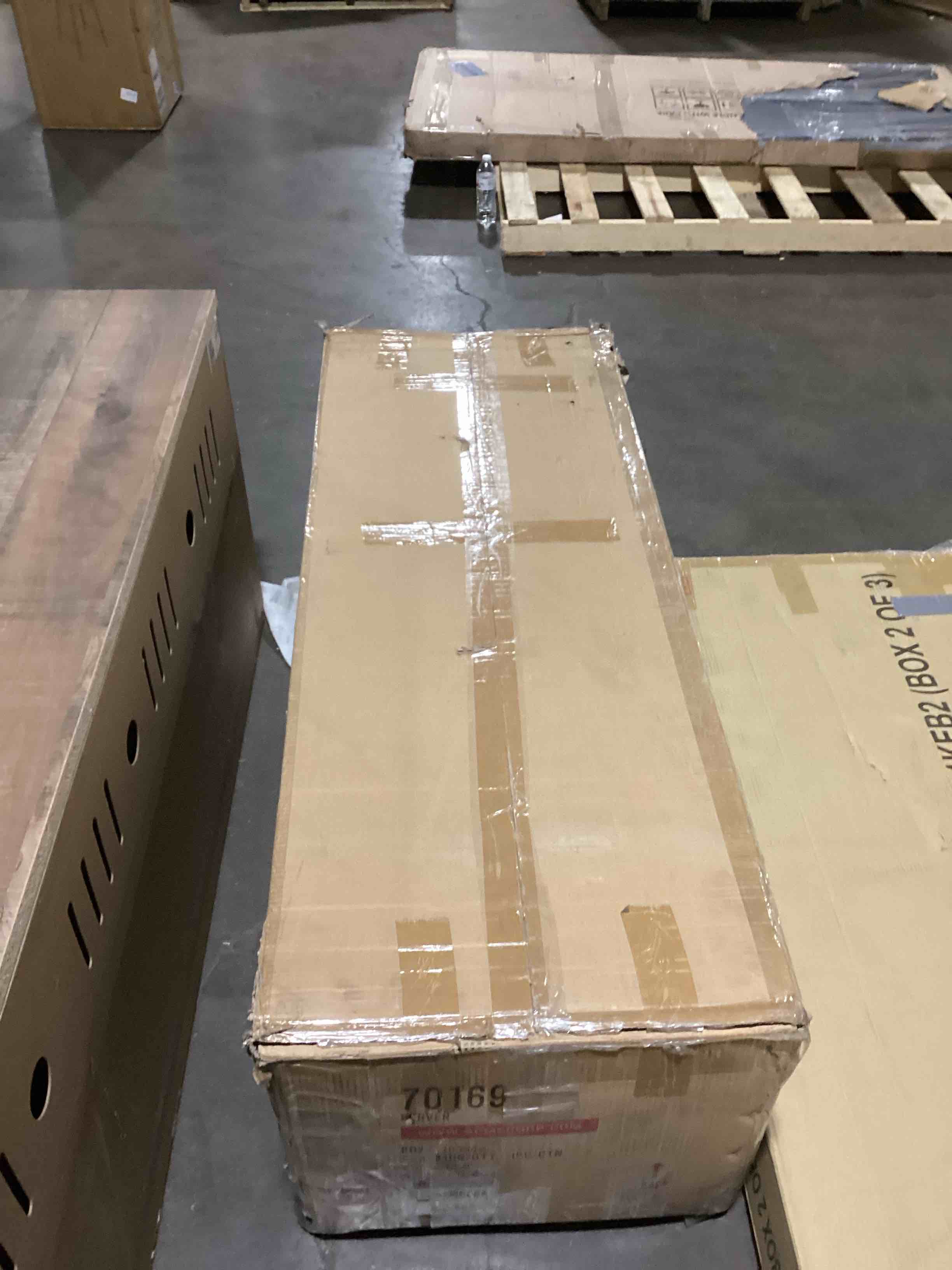 Merel - Server White Marble & Gray Oak