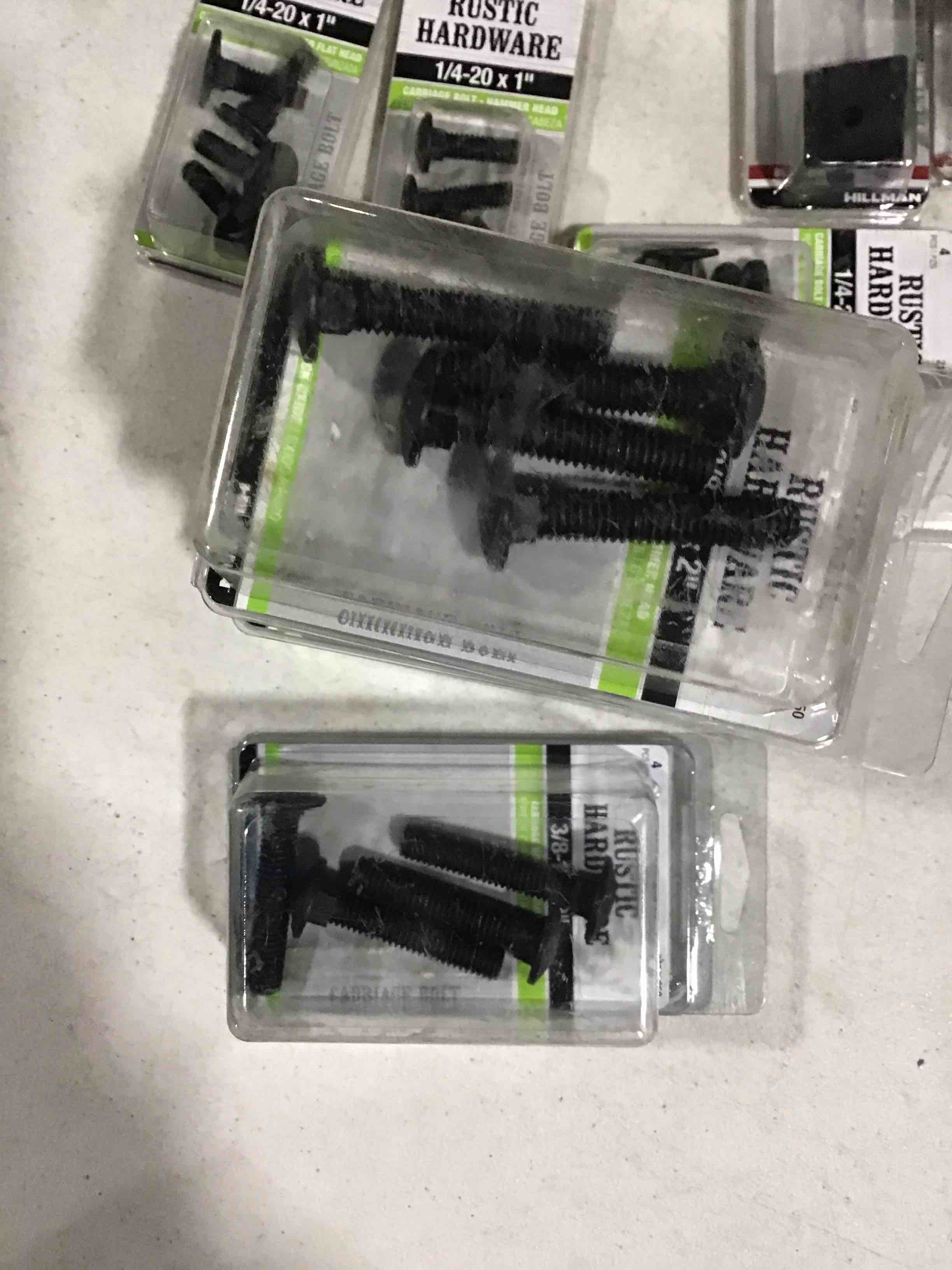 Rustic hardware 3/8-16 x 2”