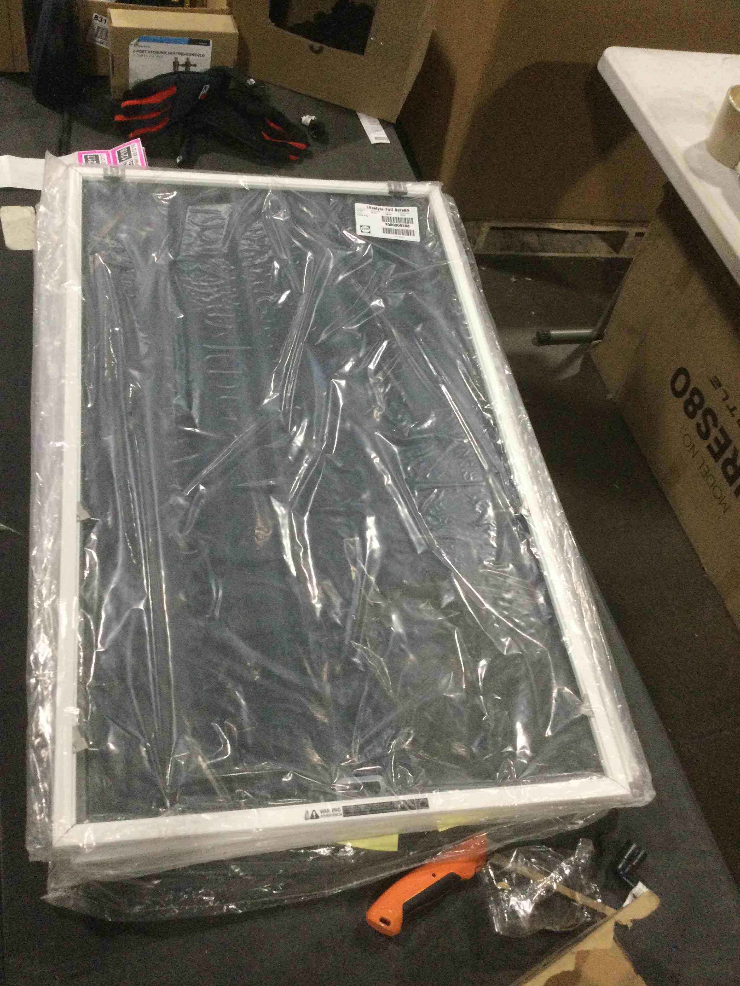 assemble custom size  window screen (white)  24.500 x 40.500