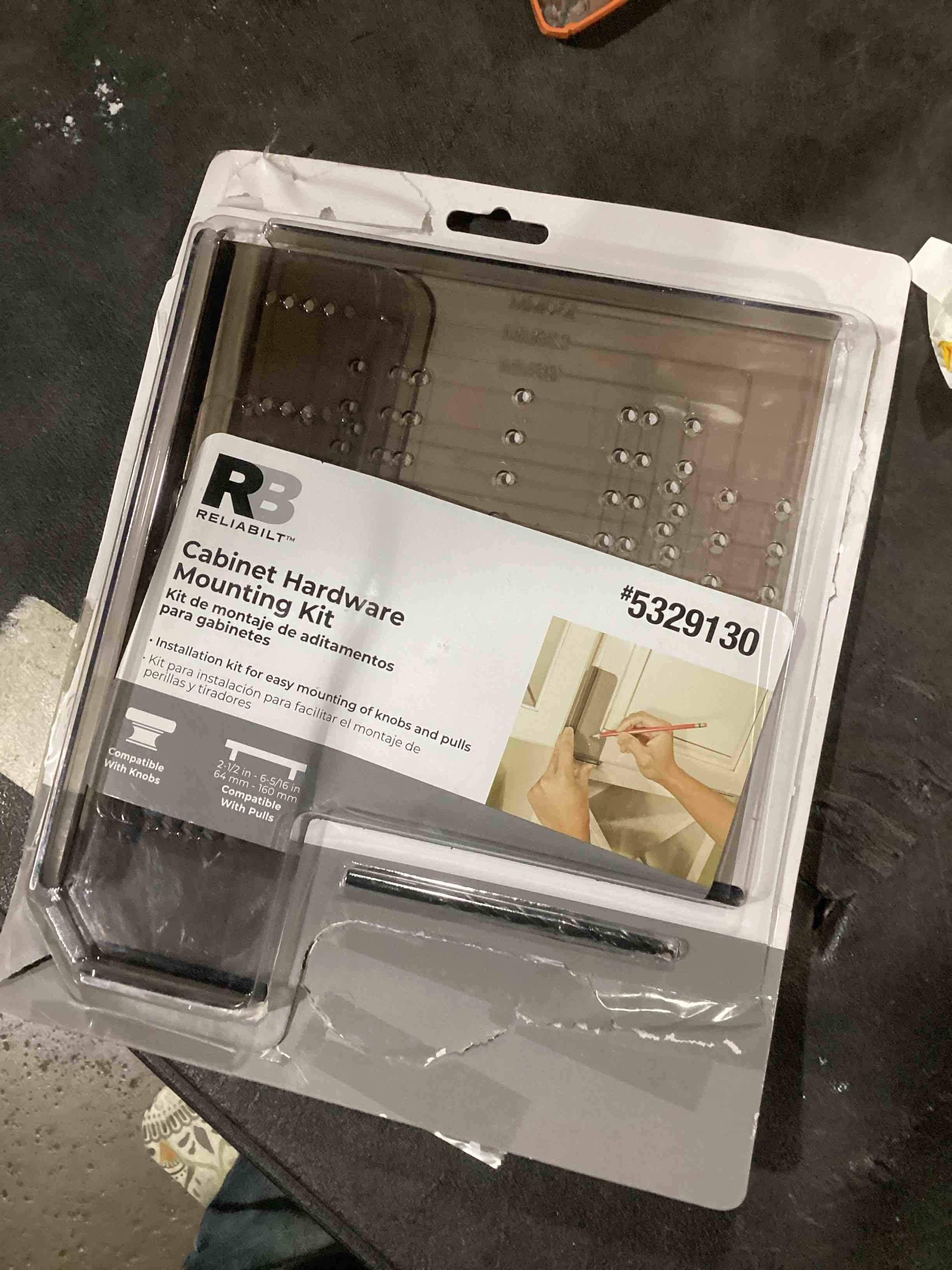 RELIABILT Clear Mounting Templat