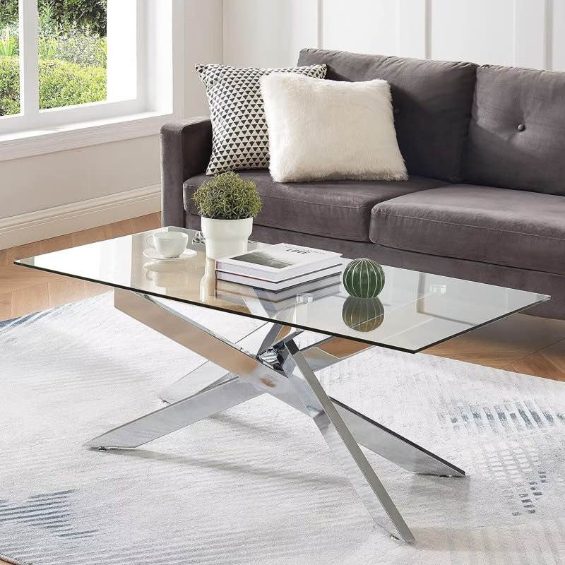 Hidemi Cross Legs Coffee Table