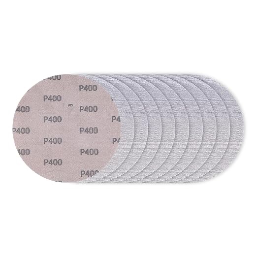 SALI 20 PCS Sandpaper Mesh Abrasive 9 inch Drywall Sander Sandpaper, Dust-Free Hook and Loop Drywall Sanding Disc for Car Wood Drywall Metal Polishing & Grinding 120 grit P400