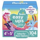 Pampers Easy Ups My Little Pony Training Pants Girls Size 4T/5T 104 Count (Select for More Options)