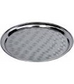 hengli round tray stainless steel set of 2 (36 and 40)
