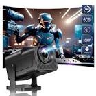 HIPPUS 1080P Portable Ceiling Projector, Bisck