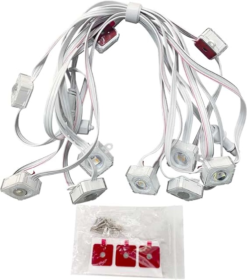 ASAHOM 16.4ft Extension Lights, Only Compatible S1050 RGBCW Permanent Outdoor Lights(Not Include Power Supply)-White