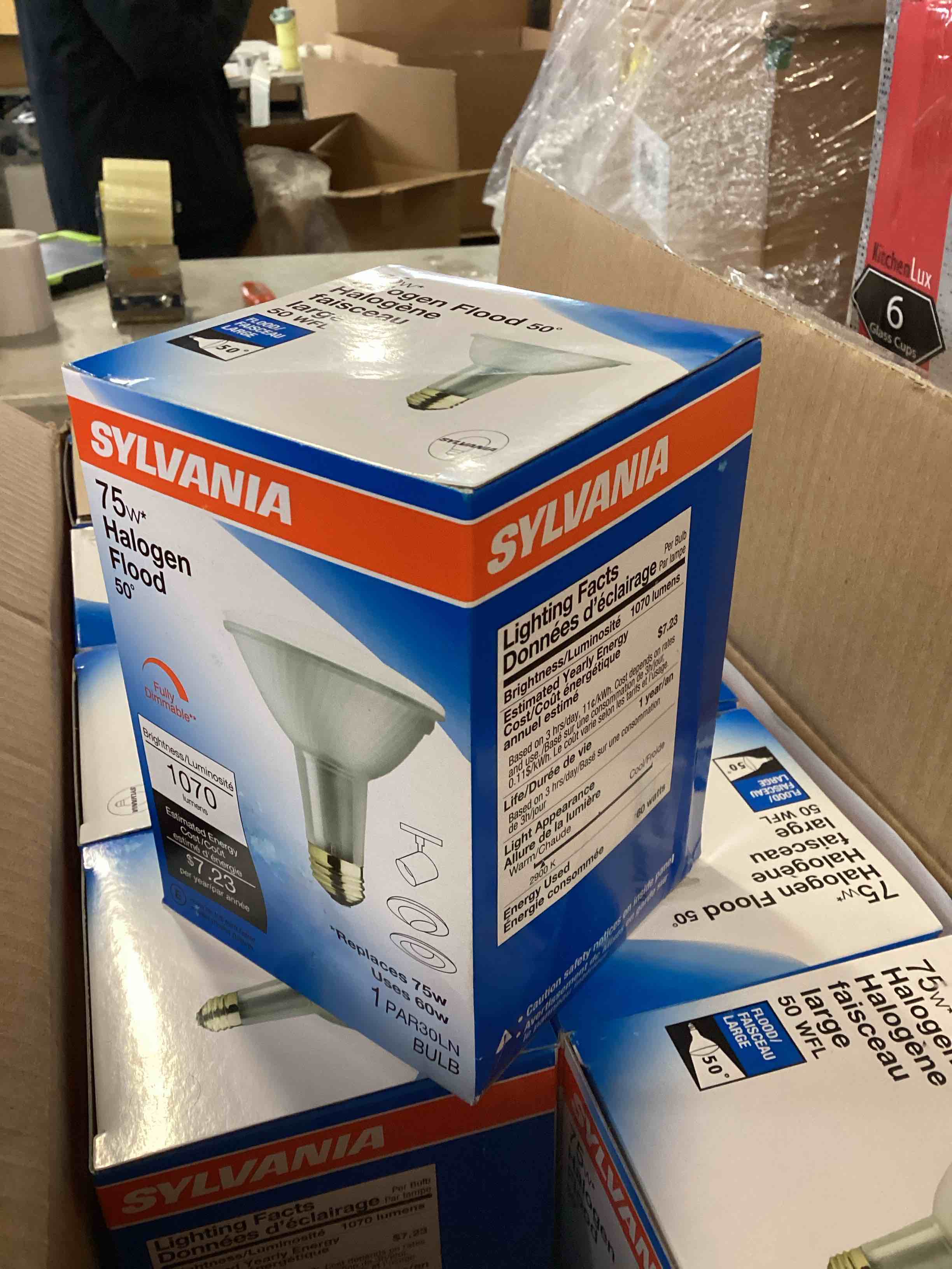 SYLVANIA OSRAM 60 Watt 120 Volt 1070 lume case of 10