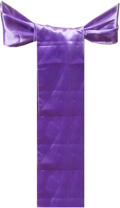 Satin 6" x 108" Chair Bow Sash Wedding Banquet Kitchen Decoration(Pack of 30,Lavender