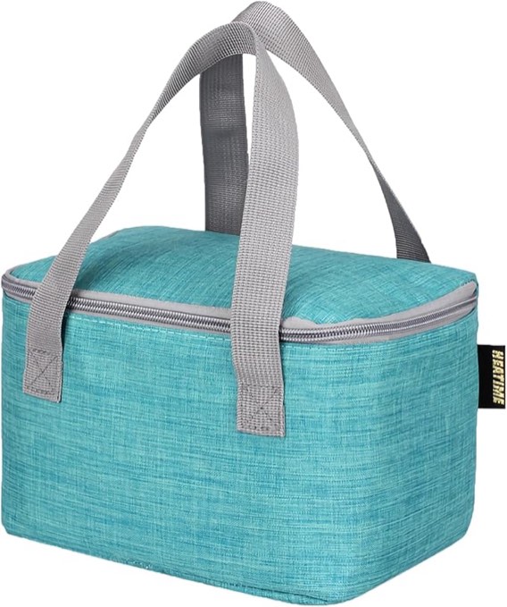 6 Can Lunch Bag for Men Women Lunch Box Small Soft Side Cooler Bag Collapsible Insulated Thermal Tote for Work Travel Picnic Food Drink Cool Bag (Blue)