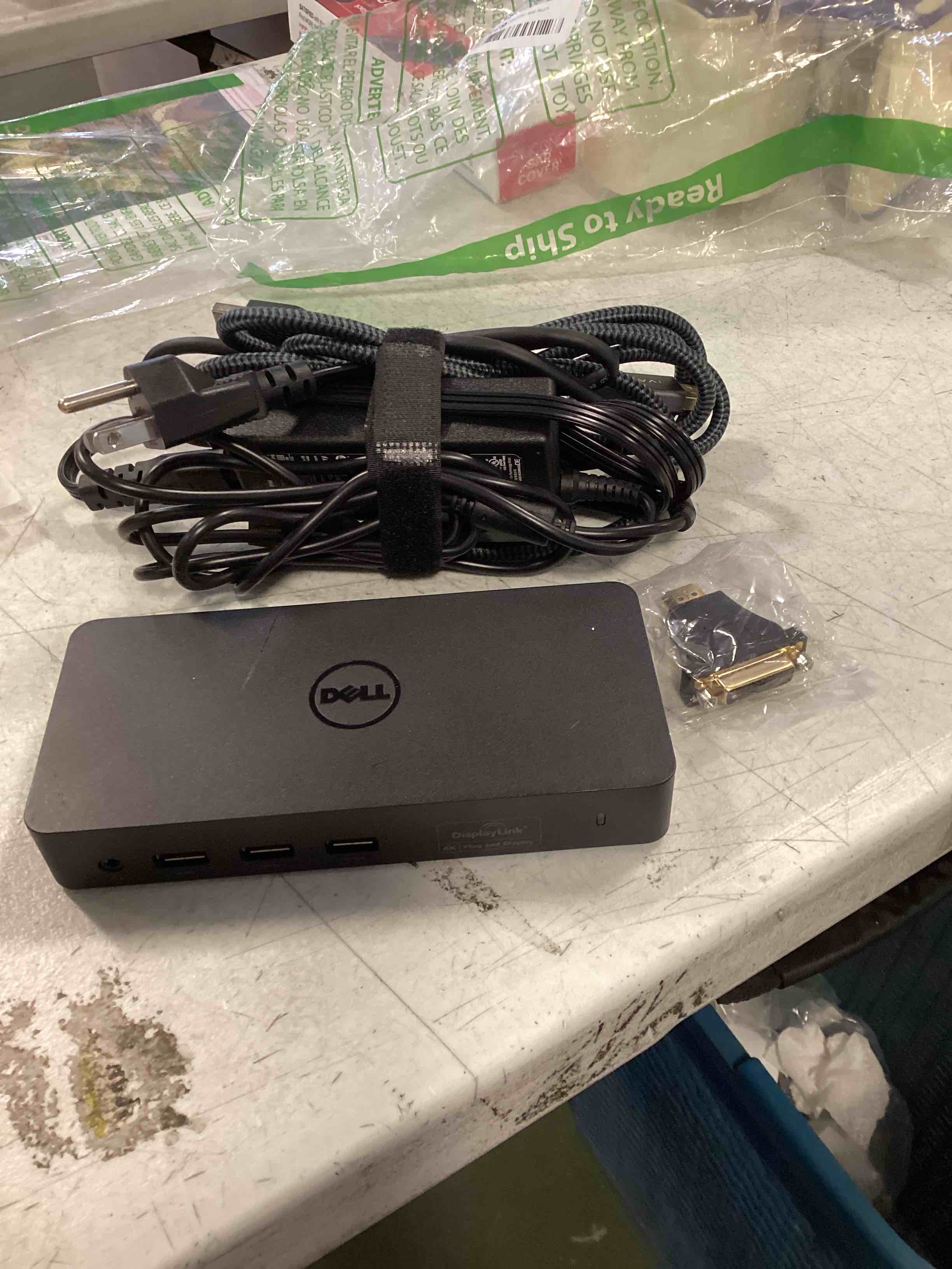 UD22 DELL Docking Station Dual Monitor Bundle - Universal Dell Dock Station with 130W Power Charging - HDMI + Display Port + USB Type-C Cable - Dell Computers & Laptop Docking Station (New)