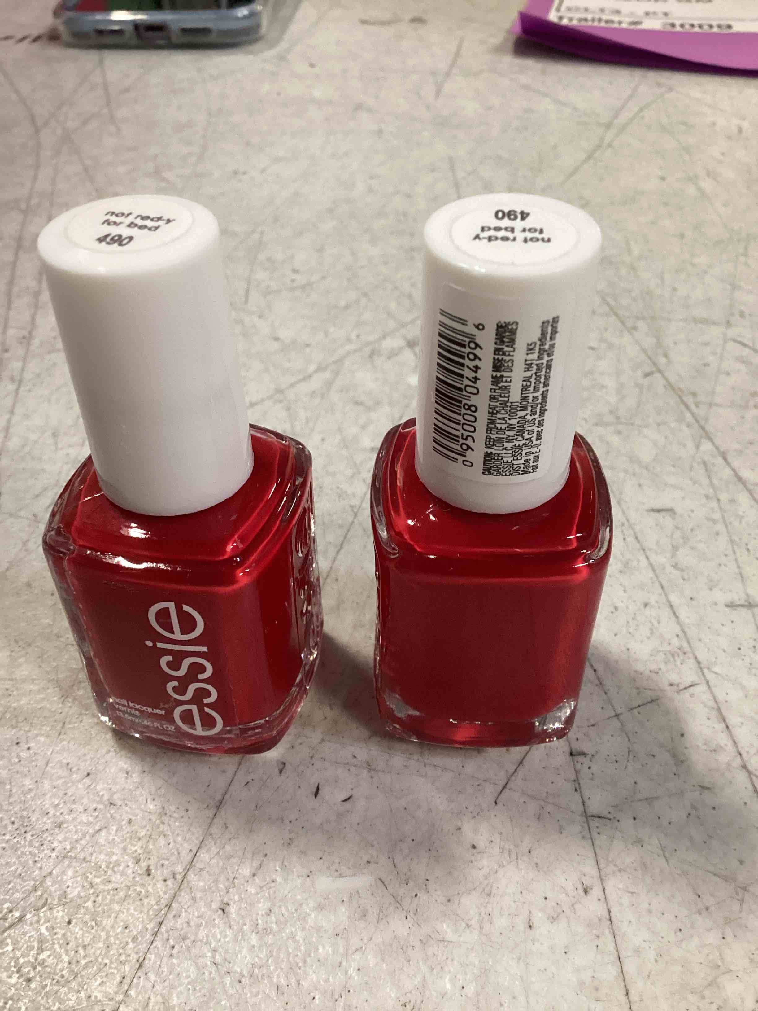 essie Not Red-y for Bed Nail Polish - Not Red-y - 0.46 fl oz. 2 bottles