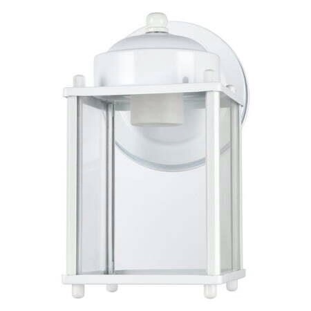  569 - Mainstays 8 Classic White Outdoor Wall Light Meta
