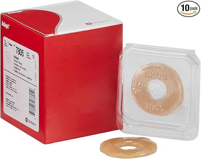 Hollister 7805 Adapt - Anillos de barrera plana de 2 pulgadas, paquete de 10 – Anillo de barrera para ostomía, suministros de ostomía, anillo de barrera personalizable para la piel