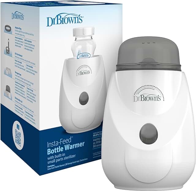 Dr. Brown's Insta-Feed Baby Bottle Warmer and Sterilizer for Baby Bottles and Baby Food Jars