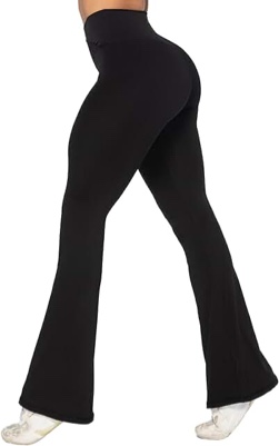 XX LARGE FLARE BLACK LEGGINGS 