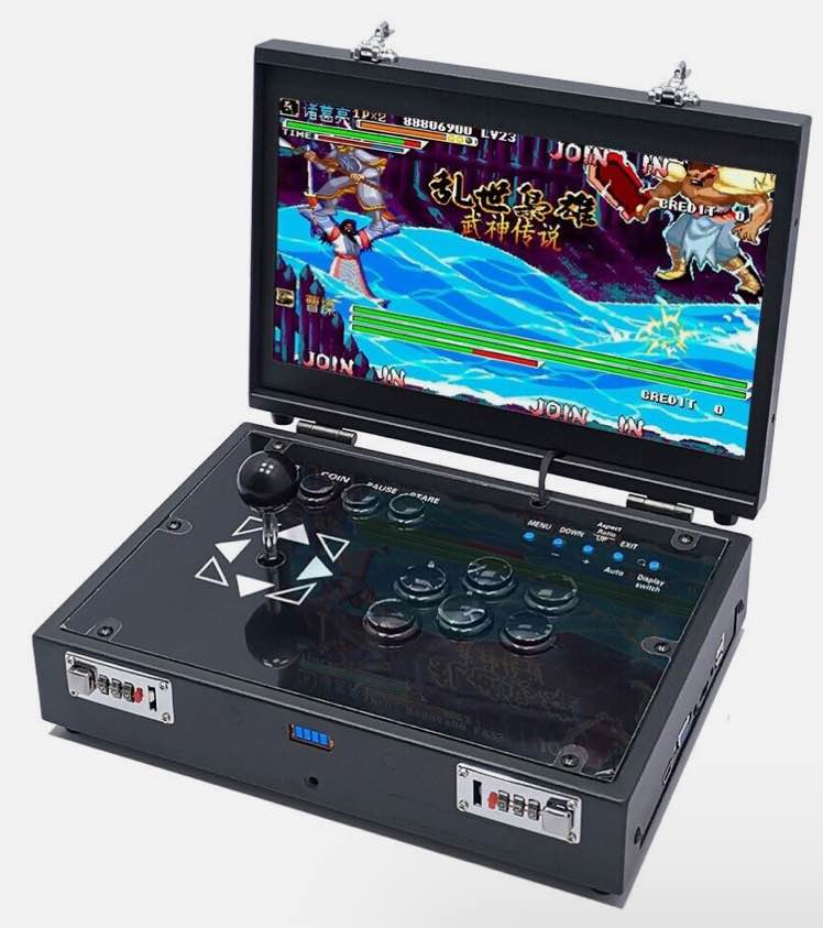 Potable arcade Game Machine with 14 inch monitor pandora forrest box