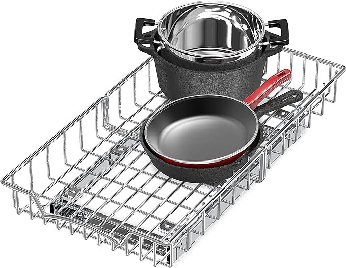 11 Cabinet Pull Out Sliding Shelf Drawer Organizer