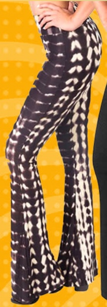 SATINA Flare Leggings | High Waisted Yoga Pants for Women | Tummy Control | Palazzo Pants | Buttery Soft | Bell Bottom Pants Flare Leggings Small Solid Black/Beige