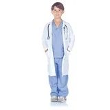 Doctor Scrubs Child Costume Lab Coat Nurse, size Large