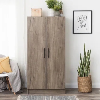 Bucholz 65" H x 32" W x 24.5" D Wardrobe Cabinet