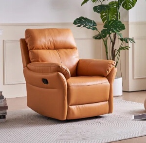 Arrianna 33'' Top Genuine Leather Manual Standard Recliner(incomplete)