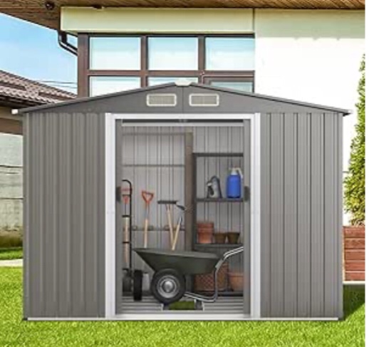 Outdoor Storage Shed With Floor(incomplete box 2/3)