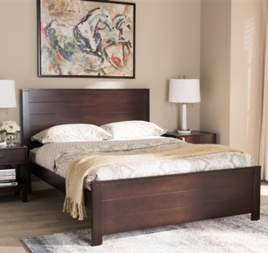 Solid Wood Platform Bed(incomplete rail only)