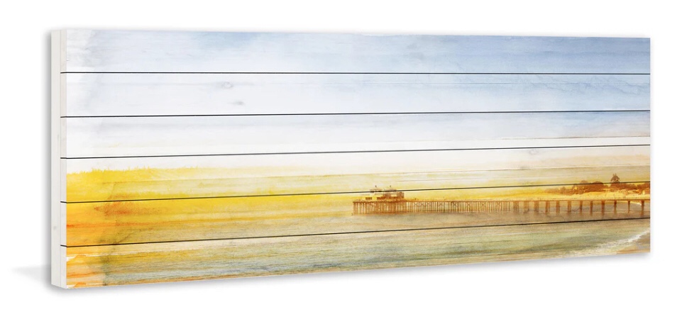 Malibu Pier by Parvez Taj Print