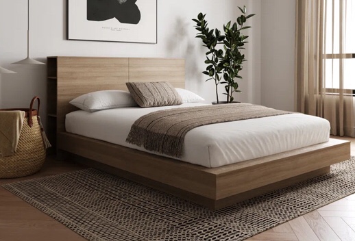 Brix Platform Bed(Incomplete box 1/2)